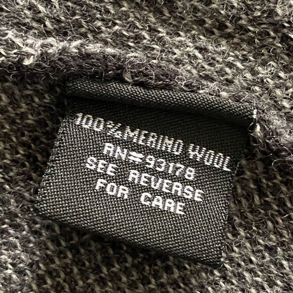 Premise Women's NWT Gray Argyle Apollo Cinder Merino Wool Cardigan Sweater S/C34 - Picture 8 of 8